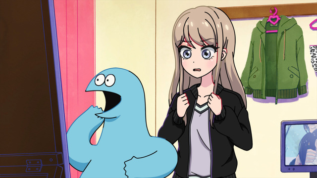 「『ギャルと恐竜』第3話先行場面カット」（Ｃ）森もり子・トミムラコタ／講談社・キングレコード