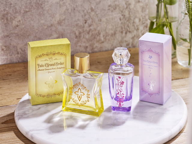 『Fate/Grand Order -絶対魔獣戦線バビロニア-』新作フレグランス 各5,500円（税込）（C）TYPE-MOON / FGO7 ANIME PROJECT