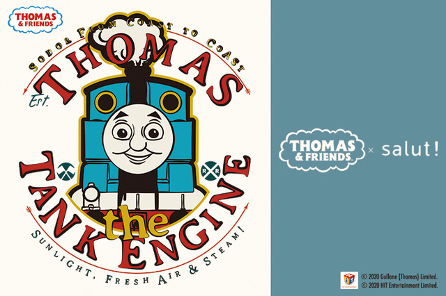 sault!『きかんしゃトーマス』コラボアイテム（C） 2020 Gullane (Thomas) Limited.（C） 2020 HIT Entertainment Limited.