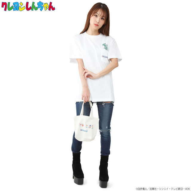 「クレヨンしんちゃん　OMOCHABOKO　ランチトートバッグ」2,640円(税込)(送料・手数料別途)(C)臼井儀人／双葉社・シンエイ・テレビ朝日・ADK