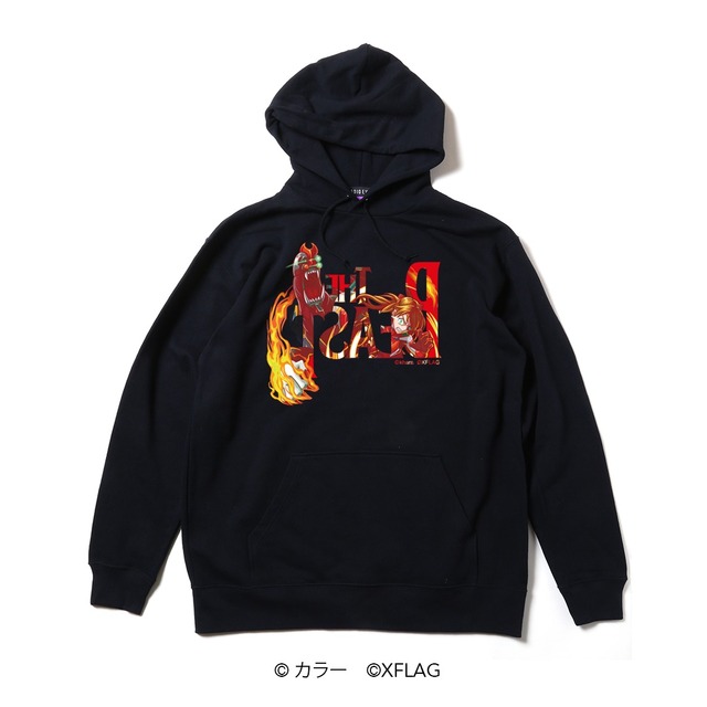 エヴァンゲリオン×モンスト コラボ第4弾「RADIO EVA」コラボ パーカー（C）カラー（C）XFLAG