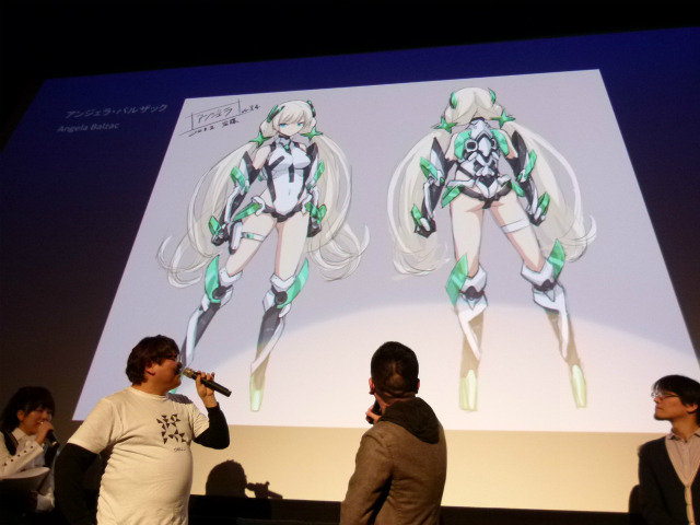 主人公アンジェラのキャラクター設定画