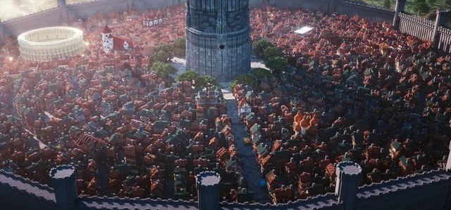 『マインクラフト』に出会いを求めるのは間違っているだろうか―「ダンまち」オラリオの街を海外プロチームが緻密に再現