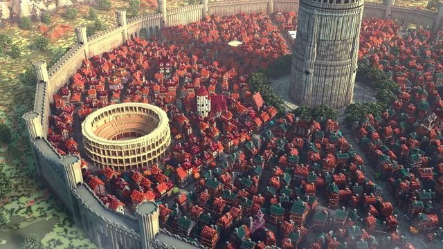 『マインクラフト』に出会いを求めるのは間違っているだろうか―「ダンまち」オラリオの街を海外プロチームが緻密に再現