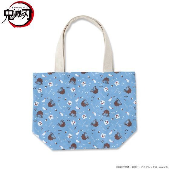 「ゆるっと鬼滅の刃　モチーフ総柄ランチトート」2,970円（税込）（C）吾峠呼世晴／集英社・アニプレックス・ufotable