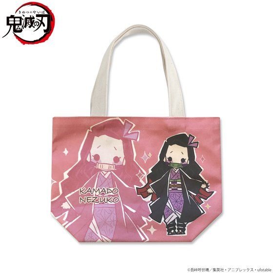 「ゆるっと鬼滅の刃　モチーフ柄ランチトート」2,970円（税込）（C）吾峠呼世晴／集英社・アニプレックス・ufotable