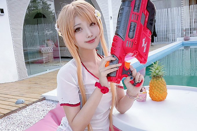 切切キリコさん@celia_aya 水着アスナ『ソードアート・オンライン』／画像提供：切切キリコ