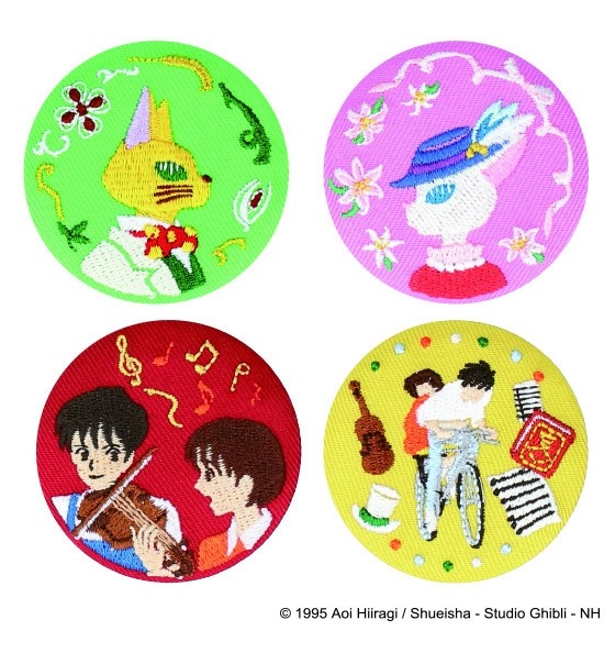 耳をすませば 刺繍ブローチコレクション（全種セット10個入りBOX）7,000円(税別）