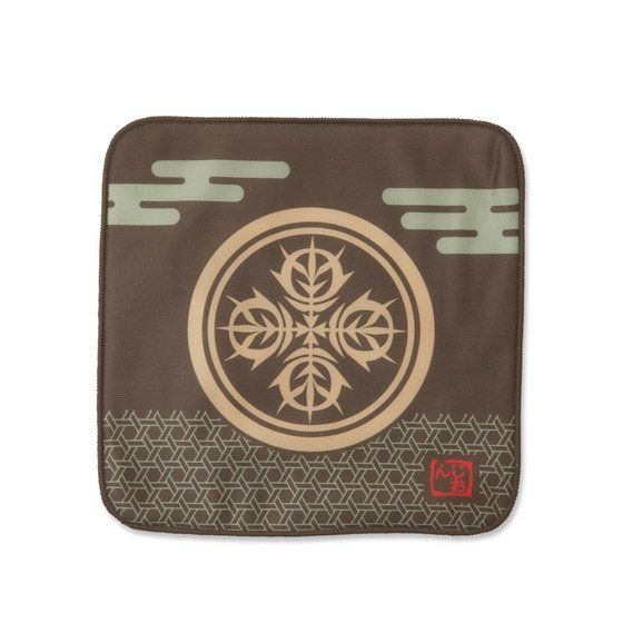 「機動戦士ガンダム 家紋柄企画」ダブルクロスミニタオル（880円・税込）（C）創通・サンライズ