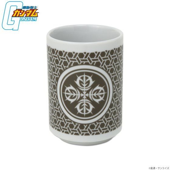 「機動戦士ガンダム 家紋柄企画」湯呑（1,980円・税込）（C）創通・サンライズ