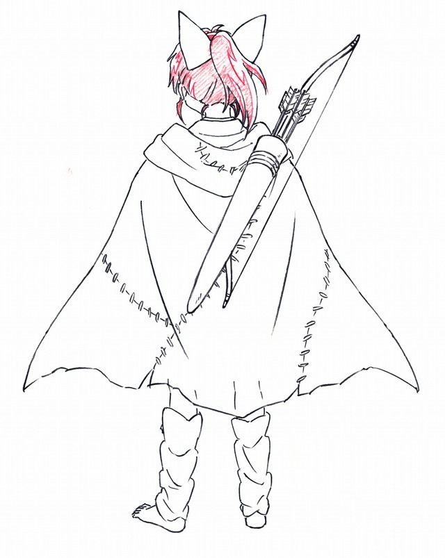 「『半妖の夜叉姫』もろはキャラクター設定画」（Ｃ）高橋留美子／小学館・読売テレビ・サンライズ 2020