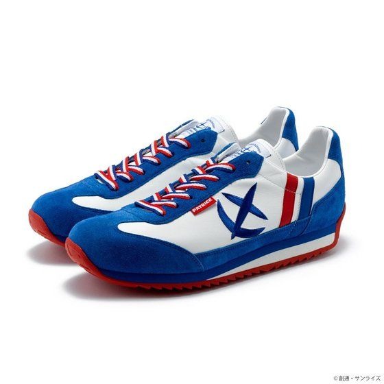 「STRICT-G × PATRICK 『機動戦士ガンダム』 スニーカー マラソン・レザー 地球連邦軍モデル」24,200円（税込）（C）創通・サンライズ