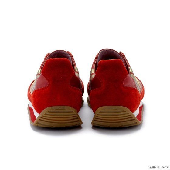 「STRICT-G × PATRICK 『機動戦士ガンダム』 スニーカー マラソン・レザー 赤い彗星モデル」24,200円（税込）（C）創通・サンライズ