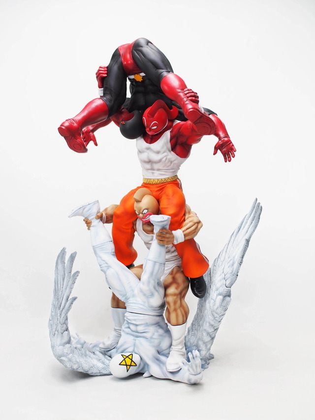 「キン肉マン生誕40周年記念マッスルドッキング4体セット」（C）ゆでたまご