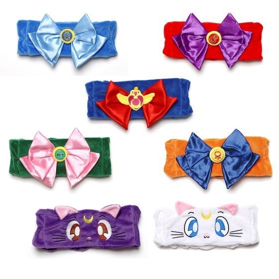 「【ゴノタンコラボ】美少女戦士セーラームーン　ヘアバンド第1弾（リニューアルVer.）」各2,420円（税込）（C）Naoko Takeuchi