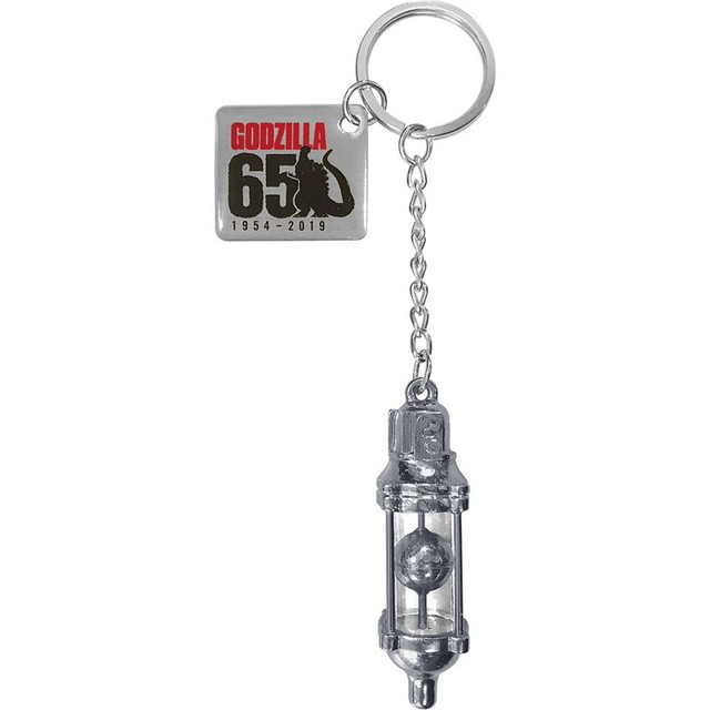 ゴジラ65 周年記念商品オキシジェンデストロイヤーキーホルダー　1,100円（税込）TM &（C）TOHO CO., LTD.