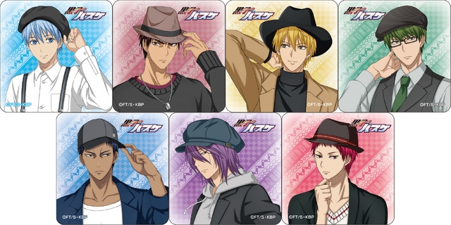 『黒子のバスケ　トレーディングアクリルバッジ 2GO Wanwan Land Ver.』10個入りセット 5,500円(税込)（C）藤巻忠俊／集英社・黒子のバスケ製作委員会