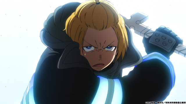 『炎炎ノ消防隊 弐ノ章』場面カット（C）大久保篤・講談社／特殊消防隊動画広報課