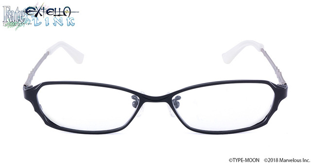 「「Fate/EXTELLA LINK」コラボレーション眼鏡」各15,400円（税抜）（C）TYPE-MOON　（C）2018 Marvelous Inc.