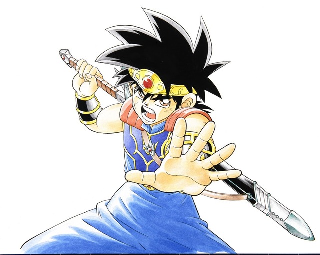 『ドラゴンクエスト ダイの大冒険』』連載当時のカラーカット （C）三条陸、稲田浩司／集英社 （C）SQUARE ENIX CO., LTD.