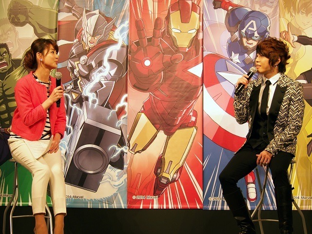 マーベル、ディズニー、東映、バンダイが見せる”本気”　「ディスク・ウォーズ：アベンジャーズ」製作発表会見　T.M.Revolutionも登壇