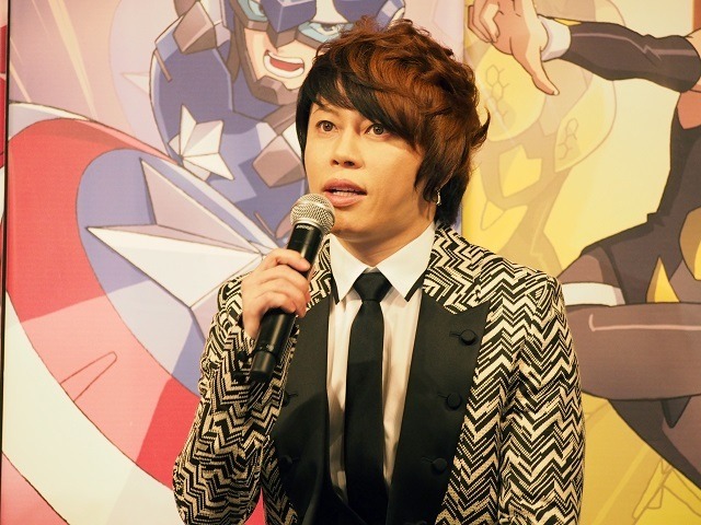 マーベル、ディズニー、東映、バンダイが見せる”本気”　「ディスク・ウォーズ：アベンジャーズ」製作発表会見　T.M.Revolutionも登壇