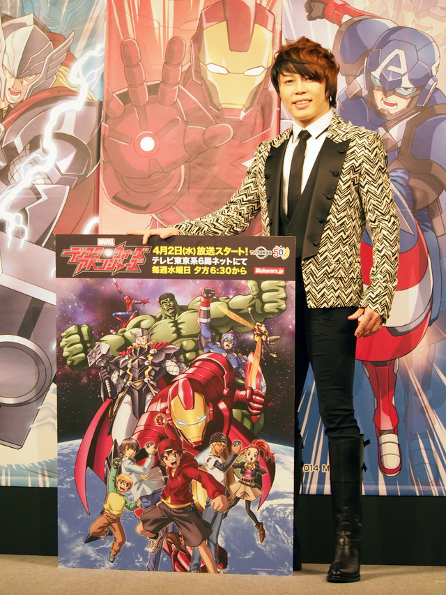 マーベル、ディズニー、東映、バンダイが見せる”本気”　「ディスク・ウォーズ：アベンジャーズ」製作発表会見　T.M.Revolutionも登壇