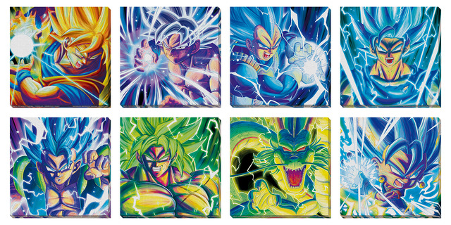 「一番くじ ドラゴンボール ULTIMATE VARIATION」1回680円（税込）I賞：キャンバスボード（全8種）約12cm（C）バードスタジオ／集英社・フジテレビ・東映アニメーション