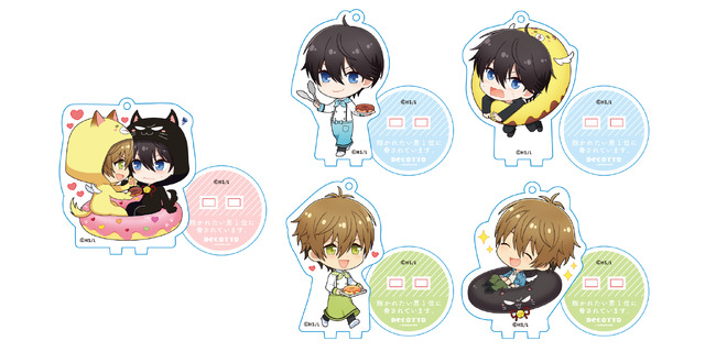 トレーディングアクリルスタンドキーホルダー（全5種／700円）(C)Hashigo Sakurabi/libre