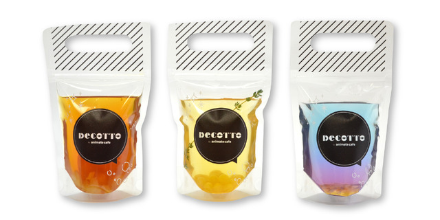 「Seasonal DECOTTO TEA」（各600円）(C)Hashigo Sakurabi/libre