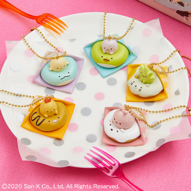 E賞：お持ち帰りドーナツチャーム(全5種)(C)2020 San-X Co., Ltd. All Rights Reserved.