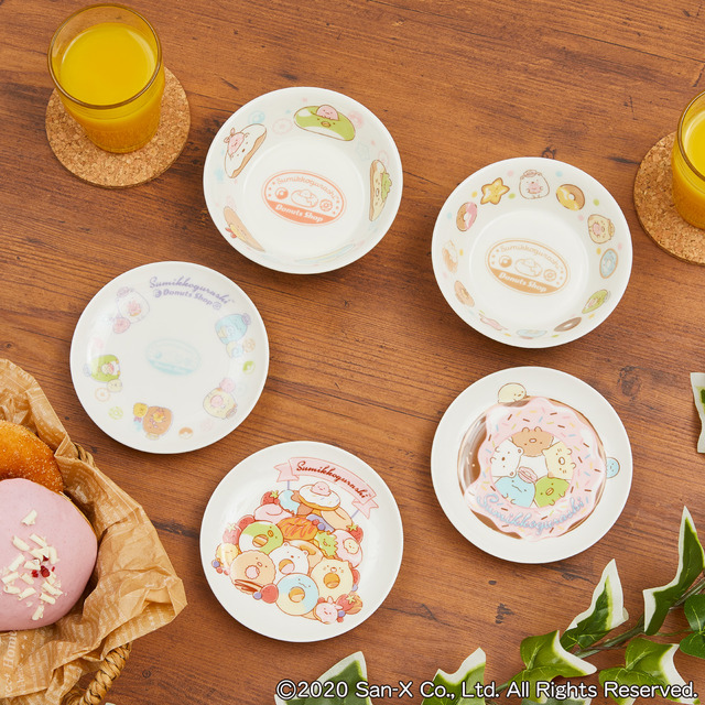 F賞：食器コレクション(全5種)スイーツプレート／デザートボウル(C)2020 San-X Co., Ltd. All Rights Reserved.