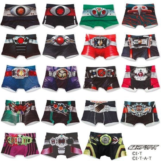 仮面ライダーシリーズ　 なりきりボクサーパンツ6,600円（税込）（C）石森プロ・東映（C）石森プロ・テレビ朝日・ADK EM・東映