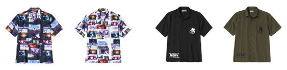 グラフィック総柄プリントシャツ、ロゴプリントシャツ 3,990円（税抜）