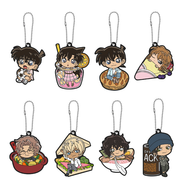 ラバーキーホルダー（ランダム 8 種） 650円（税抜）