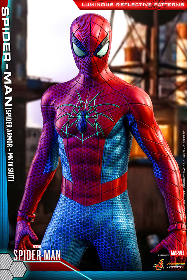 ホットトイズ スパイダーマン（スパイダー・アーマーMK IVスーツ版-