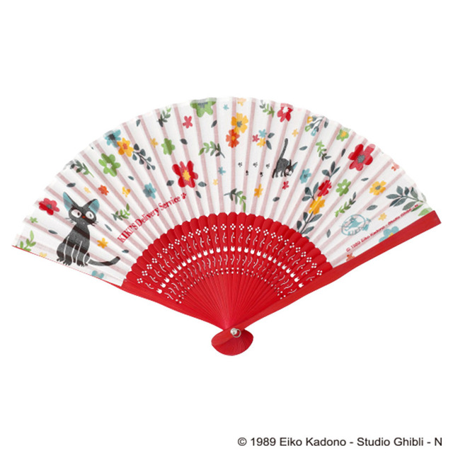 「魔女の宅急便 ミニ扇子 フラワーキャンディ」2,780円(税別）（C）1989 Eiko Kadono - Studio Ghibli - N