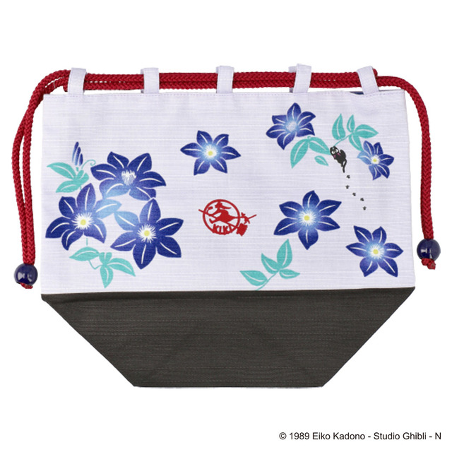 「魔女の宅急便 巾着バッグ 鉄線」1,800円(税別）（C）1989 Eiko Kadono - Studio Ghibli - N