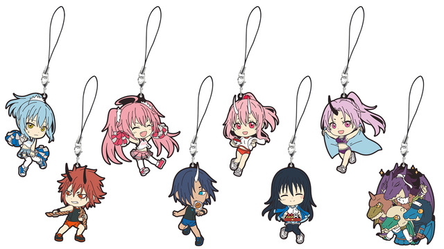 E賞 ：体育祭ver.ラバーストラップ(全8種)約6.5cm(C)川上泰樹・伏瀬・講談社／転スラ製作委員会