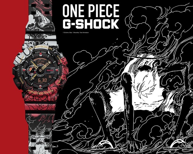 G Shock ワンピース ルフィが成長し強くなっていく姿を表現したコラボ腕時計が発売 アニメ アニメ