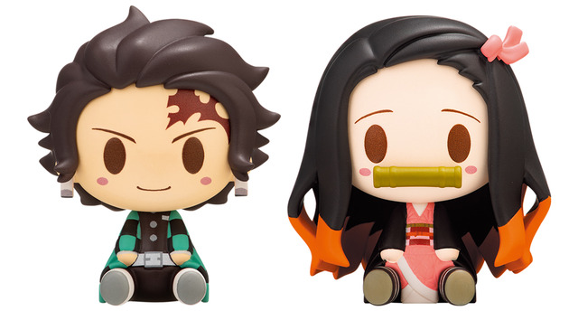 C賞：＜炭治郎・禰豆子＞ちょこのっこ フィギュア(C)吾峠呼世晴／集英社・アニプレックス・ufotable