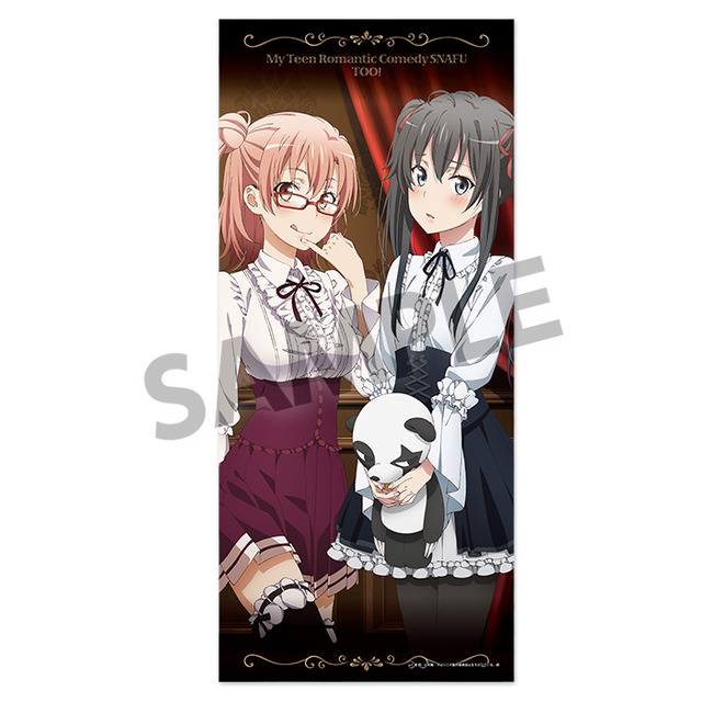 『やはり俺の青春ラブコメはまちがっている。』マイクロファイバースポーツタオル 6種（各6,000円・税別）（C）渡 航、小学館／やはりこの製作委員会はまちがっている。続（C）渡 航、小学館／やはりこの製作委員会はまちがっている。完