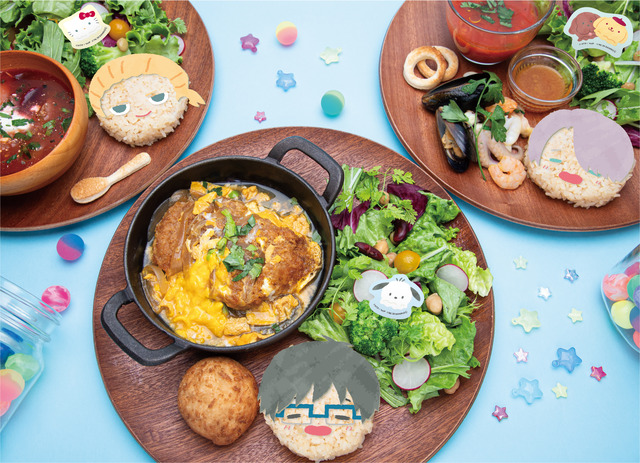 「Yuri on Ice×Sanrio characters Cafe 2020」フードメニュー（C）はせつ町民会／ユーリ!!! on ICE 製作委員会（C）1976,1989,1992,1993,1996,1998,2020 SANRIO CO.,LTD. APPROVAL NO.610406