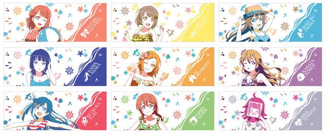 「一番くじ ラブライブ！シリーズ 9th Anniversary」1回780円（税込）（C）2013 プロジェクトラブライブ！（C）2017 プロジェクトラブライブ！サンシャイン!!（C）プロジェクトラブライブ！虹ヶ咲学園スクールアイドル同好会