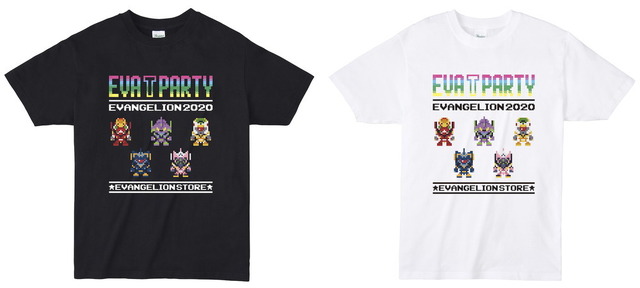 『エヴァンゲリオン』×「Tokyo Otaku Mode」EVA T PARTYイベント限定Tシャツ　各3,700円（税抜）（C）khara（C）2020 TOM Inc.（C）AMUSE