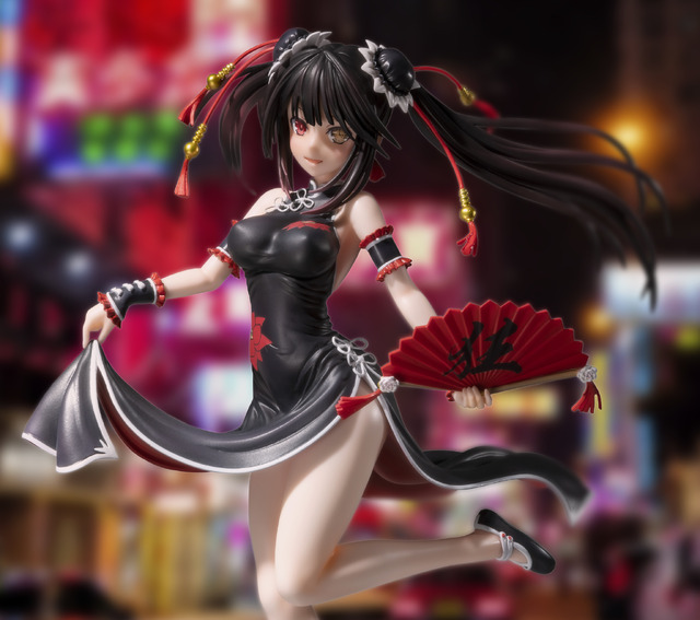 「1/7スケール塗装済み完成品フィギュア　デート・ア・ライブIII　時崎狂三　チャイナドレスver.」通常版 14,000円（税抜）／キャラアニ.com特装版 16,500円（税抜）（C）2019 橘公司・つなこ／KADOKAWA／「デート・ア・ライブIII」製作委員会