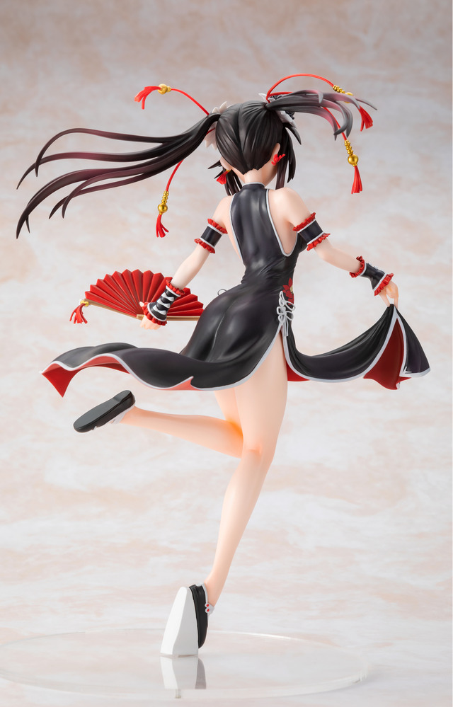 「1/7スケール塗装済み完成品フィギュア　デート・ア・ライブIII　時崎狂三　チャイナドレスver.」通常版 14,000円（税抜）／キャラアニ.com特装版 16,500円（税抜）（C）2019 橘公司・つなこ／KADOKAWA／「デート・ア・ライブIII」製作委員会