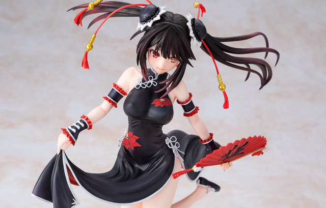 「1/7スケール塗装済み完成品フィギュア　デート・ア・ライブIII　時崎狂三　チャイナドレスver.」通常版 14,000円（税抜）／キャラアニ.com特装版 16,500円（税抜）（C）2019 橘公司・つなこ／KADOKAWA／「デート・ア・ライブIII」製作委員会
