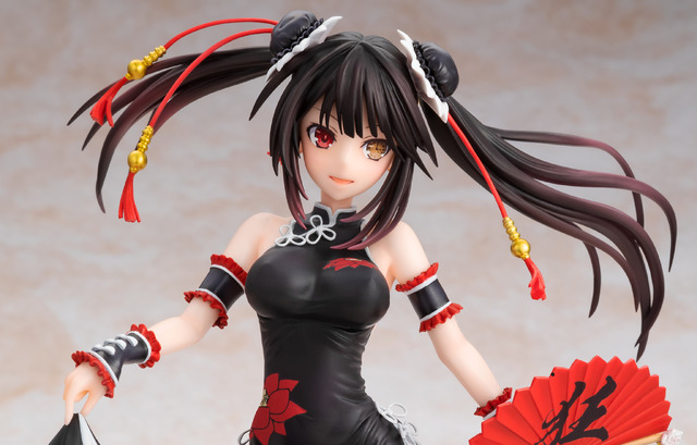 「1/7スケール塗装済み完成品フィギュア　デート・ア・ライブIII　時崎狂三　チャイナドレスver.」通常版 14,000円（税抜）／キャラアニ.com特装版 16,500円（税抜）（C）2019 橘公司・つなこ／KADOKAWA／「デート・ア・ライブIII」製作委員会