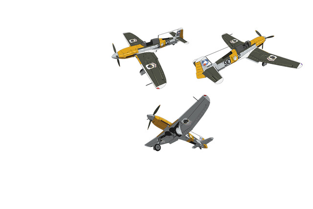 『戦翼のシグルドリーヴァ』駒込・アズズ　英霊機：He100D-1（C）戦翼倶楽部／909整備補給隊